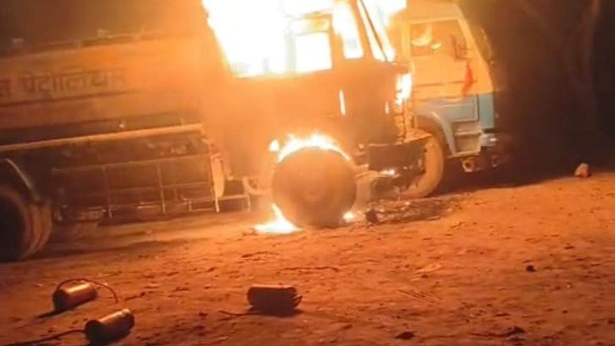 Photo of देवरिया बैतालपुर तेल डिपो : खाली टैंकर में लगी आग