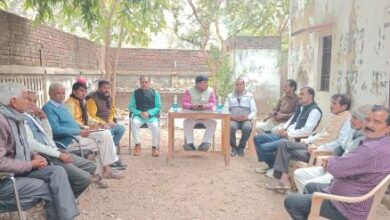 Photo of गोहांड सहकारी समिति परिसर में सहकारीजनों से संवाद