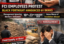Photo of एफसीआई प्रबंधन की उदासीनता के खिलाफ काला पखवाड़ा
