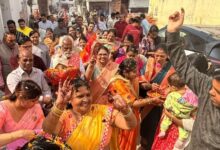 Photo of तिलकनगर में गूंजे जयकारे, श्याम छवि के स्वागत में उमड़ा आस्था का सैलाब