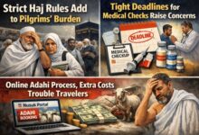 Photo of हज यात्रियों पर सख्त नियम, बढ़ी परेशानी