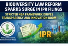 Photo of जैव विविधता कानून का असर—IPR आवेदनों में जबरदस्त उछाल