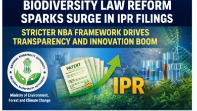 Photo of जैव विविधता कानून का असर—IPR आवेदनों में जबरदस्त उछाल