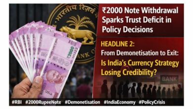 Photo of ₹2000 नोट वापसी: फैसले ने खड़े किए भरोसे और नीति पर बड़े सवाल