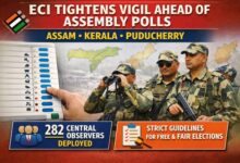 Photo of चुनाव से पहले आयोग अलर्ट—असम, केरल और पुद्दुचेरी में सख्त निगरानी