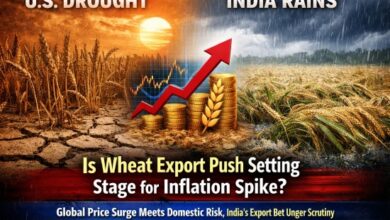 Photo of अमेरिका में सूखा, भारत में बारिश—क्या गेहूं निर्यात फैसला बनेगा महंगाई का ट्रिगर?