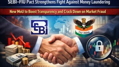 Photo of SEBI–FIU समझौते से मनी लॉन्ड्रिंग पर कड़ा प्रहार, बाजार में बढ़ेगी पारदर्शिता