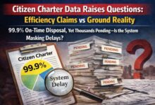 Photo of नागरिक चार्टर पर सवाल: आंकड़ों में सुधार, जमीनी हकीकत में देरी का खेल?