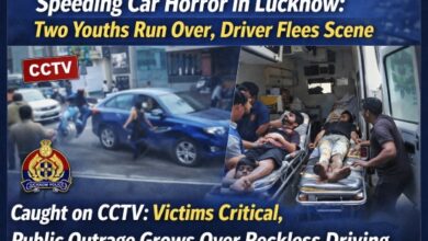 Photo of लखनऊ में रफ्तार का कहर: तेज कार ने दो युवकों को कुचला,