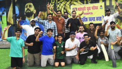 Photo of लखनऊ के गोल्डन टर्फ में माहेश्वरी प्रीमियर लीग का धमाकेदार आगाज़; युवा परिषद के शेरों ने मैदान पर मचाया भयंकर गदर!