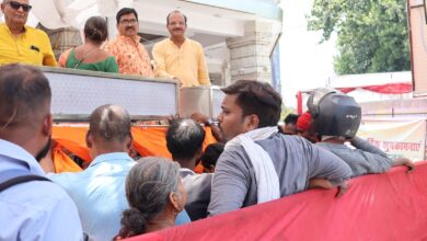 Photo of भक्ति का सैलाब: महेश नवमी पर उमा-महेश के जयकारों से गूंजा चौक, माहेश्वरी समाज ने निकाली भव्य प्रभात फेरी