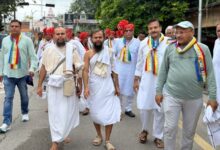 Photo of अध्यात्म और भक्ति का संगम: पूज्य संयम रत्न विजय सूरिश्रीजी महाराज का भव्य नगर प्रवेश